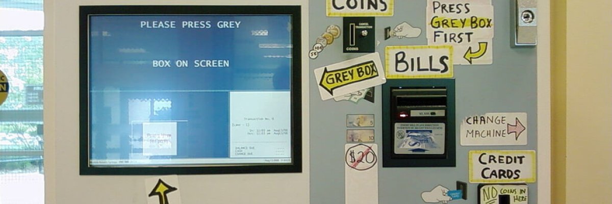 The Pay and Go box at the new North Oshawa medical clinic